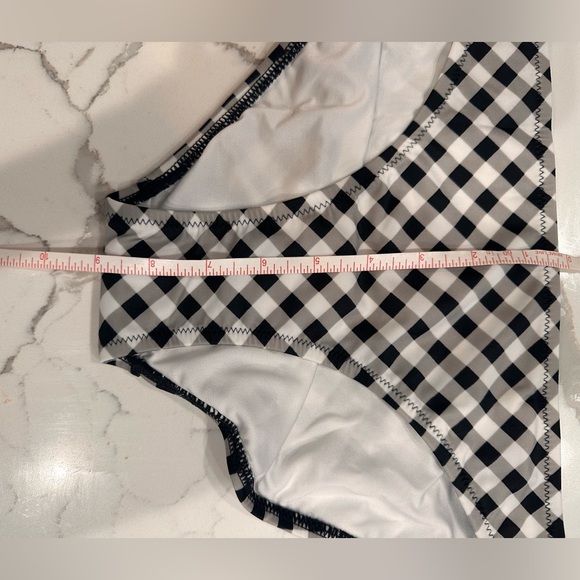 🌸Old Navy Black and White Gingham Bikini Bottoms Size Medium🌸 - Picture 5 of 6